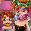 Anna Mommy Real Makeover Games : Anna and her cute little daughter are spending their day in ...