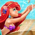 Ariel Ocean Swimming Games : The little mermaid wants to have fun just like us and swim a ...