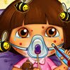 Dora Bee Sting Doctor Games : Dora was attacked by bees and now she has to see a doctor! C ...
