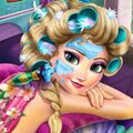 Elsa's Mountain Resort Spa Games : Join the glamorous ice queen on a mountain resort and help h ...