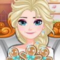 Frozen Gingerbread Games : Frozen Queen Elsa, sweet princess Anna and playful Olaf crav ...