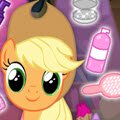 MLP Hair Salon Games : You are invite to join Applejack in and help her i ...