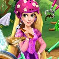 Rapunzel's Bicycle Games : Oh no! Rapunzel crashed her bike, will she be able to fix it ...