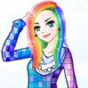 Rainbow Hair Dye Games : Rainbow hair is very popular in the world now. The rainbow h ...