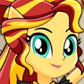 Dance Magic Sunset Shimmer Games : Rarity signs the Rainbooms up for a music video co ...