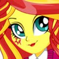 Sunset Shimmer School Spirit Style Games : The Friendship Games have begun, and the Wondercolts are rea ...
