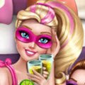 Super Barbie Pyjama Party Games : You are invited to Barbie's pyjama party, so put on your com ...